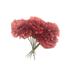 Pack of 10 Burgundy Red Artificial Silk Carnation Flower Picks