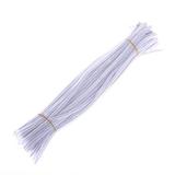 White Knitting Kit Needles & Crochet Supplies Diy Fluffy Wire 100 Pcs 14 Colors Chenille Stems for Crafts Decorations Creative School