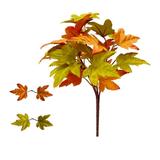 Dtydtpe Flowers Artificial Flowers Maple Leaf Bundle Thanksgiving Home Decoration Green Cutting Ornaments Autumn Maple Leaves