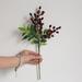 Indoor Outdoor Single Bean Artificial Flower Flower Small Berry