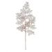 Vickerman 22 Rose Gold Glitter Lace Holly Leaf Artificial Christmas Spray. Includes 12 sprays per pack.