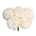 TureClos 5 Head Vivid Leaf Artificial Peony Flower Simulation Bridal Bouquet Garden Home Romantic Fake Flower