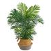 Nearly Natural 40 Areca Palm Artificial Tree in Woven Planter UV Resistant (Indoor/Outdoor)
