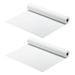 2pcs Drawing Paper Roll Poster Paper Craft Paper Roll White Wrapping Paper(White)