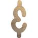 Wooden Letter & Blank Craft Paintable 12 Wall Hanging Wood Alphabet Letter Shadow Beamer