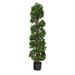 Nearly Natural 4.5 Indoor/ Outdoor English Ivy Artificial Plastic Topiary Green
