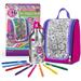 B Me DIY Snack Pack â€“ Color-Your-Own Lunch Bag & Water Bottle Kit for Girls â€“ Arts & Crafts Set With BPA-Free Thermos & Keychain Insulated Lunch Box & 8 Magic Markers â€“ Birthday Gift For Kids Age 6+