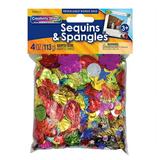 Sequins & Spangles Assorted Colors Assorted Sizes 4 oz. (4 oz. Sequins & Spangles)