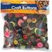 Pacon Craft Button Variety Pack - Craft Classroom Activities Collage Decoration Mask Puppet Toy - 1 / Pack - Assorted | Bundle of 5