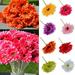 Walbest 1 Pc 19.7 Inches Artificial Flower Gerbera Daisy with Stem Silk Flower Arrangement for Home Garden Party Wedding Greenery Fireplace Table Centerpieces Flower Diameter: 4