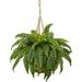 Nearly Natural Boston Fern Hanging Basket