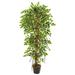 Nearly Natural 5 Elegant Ficus Artificial Tree Green