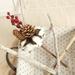 Farfi 1Pc Artificial Flower Cotton Berry Pine Cone Garden DIY Stage Party Home Decor