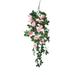 yubnlvae artificial flowers rose room flower flower hanging basket balcony orchid home wall living flower vine flower decoration hanging home decor home decoration