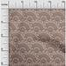 oneOone Viscose Chiffon Brown Fabric Semi Mandala Floral Diy Clothing Quilting Fabric Print Fabric By Yard 42 Inch Wide