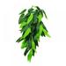 1 Pack Green Artificial Plants Vines Artificial Greenery Rattan Fake Hanging Plant Faux Hanging Fake Flowers Vine for Wall Indoor