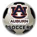 Auburn University 4-Inch Round Soccer Ball Vinyl Decal Sticker