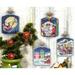 Counted cross stitch kit with plastic canvas Christmas jars set of 4 designs 7679