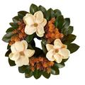Nearly Natural W1148 24 in. Magnolia Artificial Wreath
