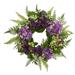 24 Hydrangea Berry Wreath - Purple