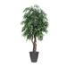 Vickerman TEX1460-RG 6 ft. Smilax Executive Tree - Round Grey Container Green