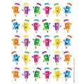 Pencil Smiley Faces Theme Stickers Pack of 120 | Bundle of 10 Packs