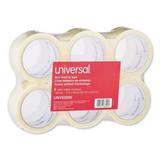 Universal General-Purpose Box Sealing Tape 3 Core 1.88 x 60 yds Clear 6/Pack (63000)
