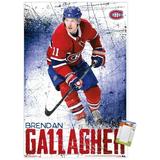 NHL Montreal Canadiens - Brendan Gallagher 18 Wall Poster 14.725 x 22.375