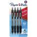 Paper Mate Profile Retractable Ballpoint Pens 1.4 mm Bold Point Black 4 Count