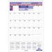 At-A-Glance Recycled Monthly Wall Calendar Julian Dates - Monthly - 1 Year - January 2022 till December 2022 - 1 Month Single Page Layout - 15 1/2 x 22 3/4 Sheet Size - 2.06 x 3.31 Block - Wire Bo