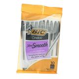 BiC Cristal Xtra Smooth Ball Pen Medium Black 68271 10 Ct (Pack of 1)