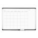 U Brands PINIT Magnetic Dry-Erase Monthly Calendar Board 36 X 24 Inches Silver Aluminum Frame (2901U00-01)