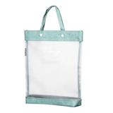 Uxcell Nylon Document Bag with Handle Mesh Files Tote Pouch Green