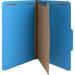 Nature Saver 2/5 Tab Cut Legal Recycled Classification Folder - 8 1/2 x 14 - 2 Fastener Capacity for Folder 2 Fastener Capacity 2 Fastener Capacity - Top Tab Location - Right of Center Tab Posi