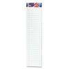 1PK TOP75111 American Pride Writing Pad Wide/Legal Rule Red/White/Blue Headband 50 White 8.5 x 11.75 Sheets 12/Pack