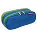 J World Boys and Girls Jojo Double Compartment Kids Pencil Case for School Blue