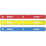 10PK Westcott 10526 Plastic Ruler