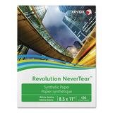 Xerox Revolution NeverTear 8 mil 8.5 x 11 Smooth White 500/Ream 3R20176