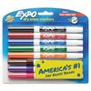 Low-Odor Dry-Erase Marker Fine Bullet Tip Assorted Colors 8/set | Bundle of 2 Sets