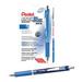 Pentel Gel Pen Retractable/Refillable Needle Tip 0.5mm 12/BX BE Ink (PENBLN75CBX)