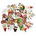 100pcs Mixed Cartoon Buttons Lot For Sewing Fasteners And DIY Handmade Craft With Different Color And Style