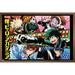 My Hero Academia - Comic Wall Poster 14.725 x 22.375 Framed