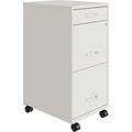 Lorell LLR00060WE SOHO File & File Mobile File Cabinet White - 3 Drawer