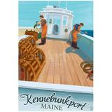 Kennebunkport Maine Lobster Boat Poster 13x19 Sold by Art.Com