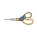 Non-Stick Titanium Bonded Scissors 8 Long 3.25 Cut Length Gray/yellow Straight Handle | Bundle of 10 Each