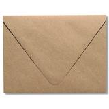 Shipped Free Contour Euro Flap Kraft Grocery Bag Brown 500 Pack A6 -70lb Envelopes (4-3/4 x 6-1/2) for Invitations Announcements Weddings by The Envelope Gallery