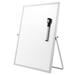 HEMOTON Magnetic Dry Erase Board Double Sided Personal Desktop Tabletop White Board Planner Reminder with Stand