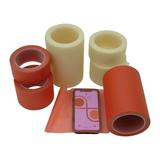 Patco 3900R Embossed Removable Protective Film Tape: 4 in x 36 yds. (Tinted Red)