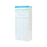 Abanopi 90pcs/ Pack Time Cards Timecards Monthly 2-sided 18 * 8.4cm for Employee Attendance Time Clock Recorder