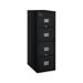 Patriot Insulated Four-Drawer Fire File Cabinets 17.75w x 25d x 52.75h Black